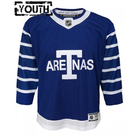 Toronto Maple Leafs Toronto Arenas Blauw Vintage Authentic Shirt - Kinderen
